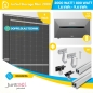 Preview: Balkonkraftwerk mit Speicher für Ziegeldach 2000 Watt 800 Watt - JurSol Storage Mini 2000 Watt - Doppelglas